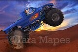 Monster Truck Digital Background / Backdrop