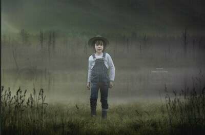 Swamp Scary Foggy Spooky Digital Background / Backdrop
