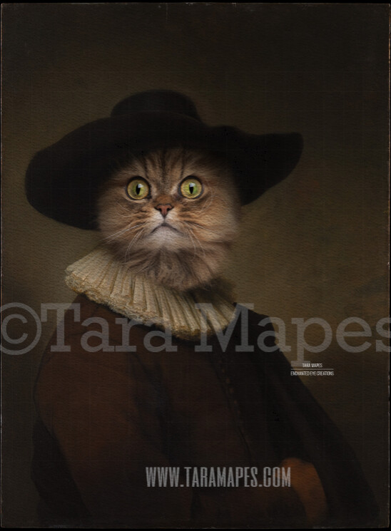 Pet Portrait PSD Template - Pet Painting Portrait Body 13 - Layered PSD  Digital Background Backdrop