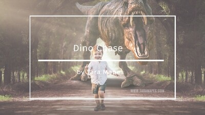 Photoshop Tutorial on How To Extract and Blend Your Subject into Dino Chase Background in Photoshop by Tara Mapes