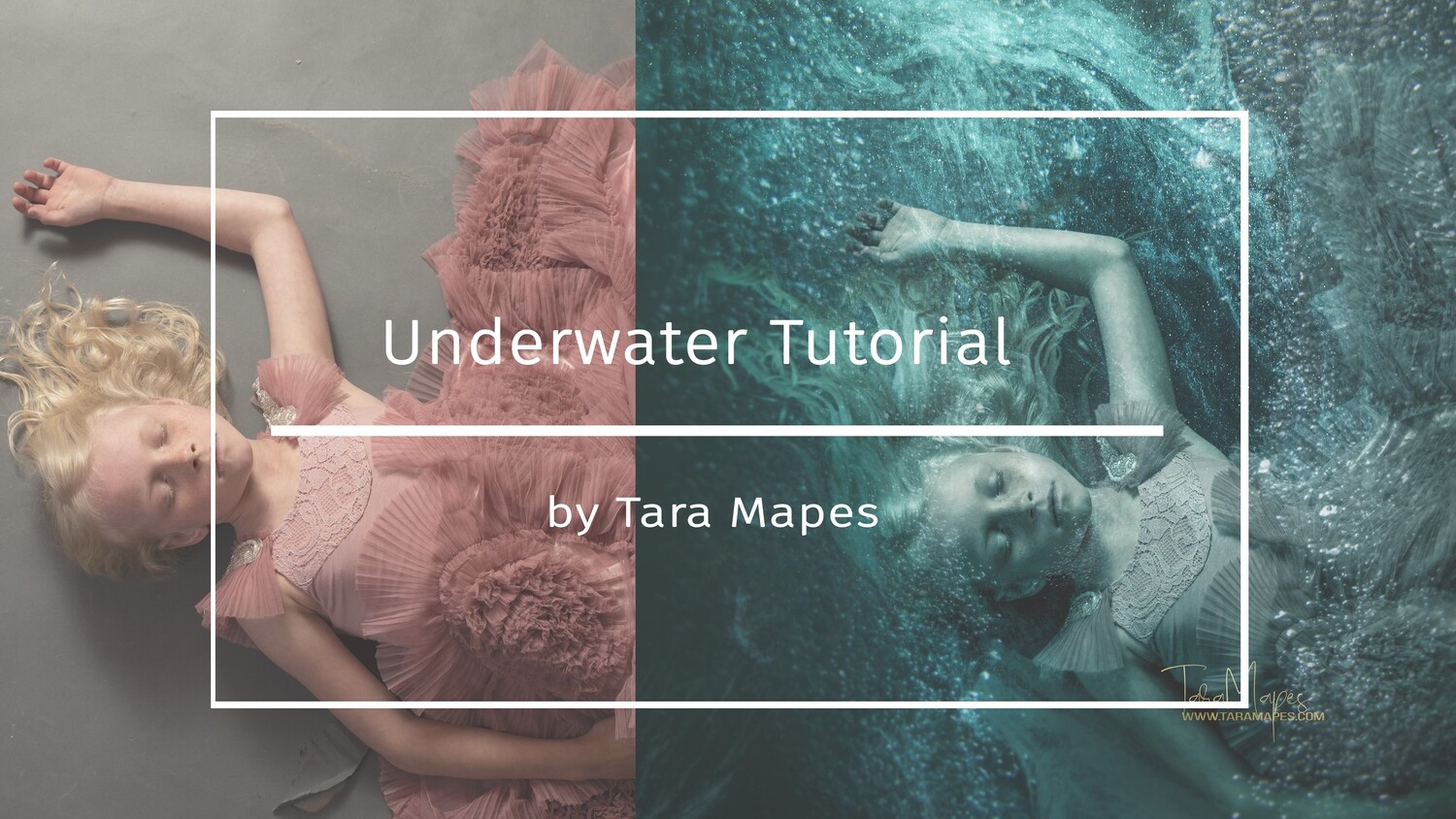 Under Water Photoshop Tutorial- Fine Art Tutorial by Tara Mapes