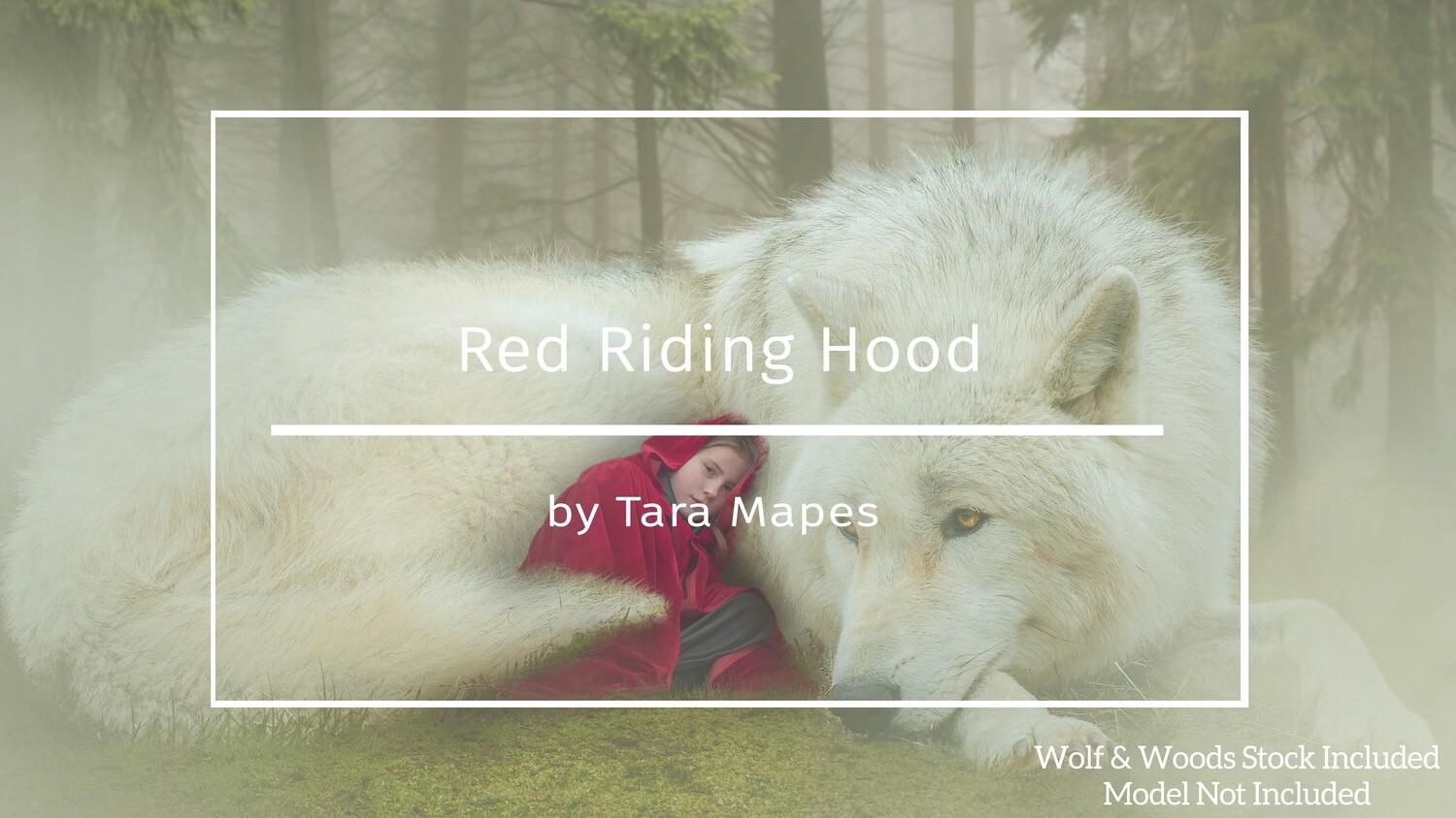 How to Create Red Riding Hood Digital Background in Photoshop Compositing Tutorial by Tara Mapes Enchanted Eye Creations
