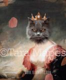 Royal Pet Portrait QUEEN Body PSD Template- Pet Painting Portrait Body 43 - Layered PSD  Digital Background Backdrop