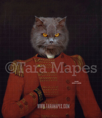 Pet Portrait PSD Template - Pet Painting Portrait Body 82 - Layered PSD  Digital Background Backdrop