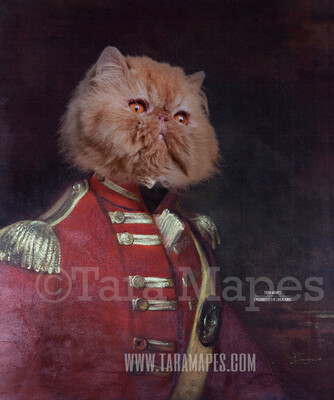 Pet Portrait PSD Template - Pet Painting Portrait Body 92 - Layered PSD  Digital Background Backdrop