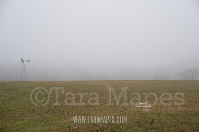Foggy Field 1 Digital Background Backdrop Foggy Field 1 Digital Background Backdrop