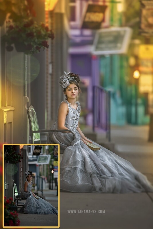 Liv in the City Painterly Photoshop Tutorial with STARTER PACK- Fine Art Tutorial by Tara Mapes