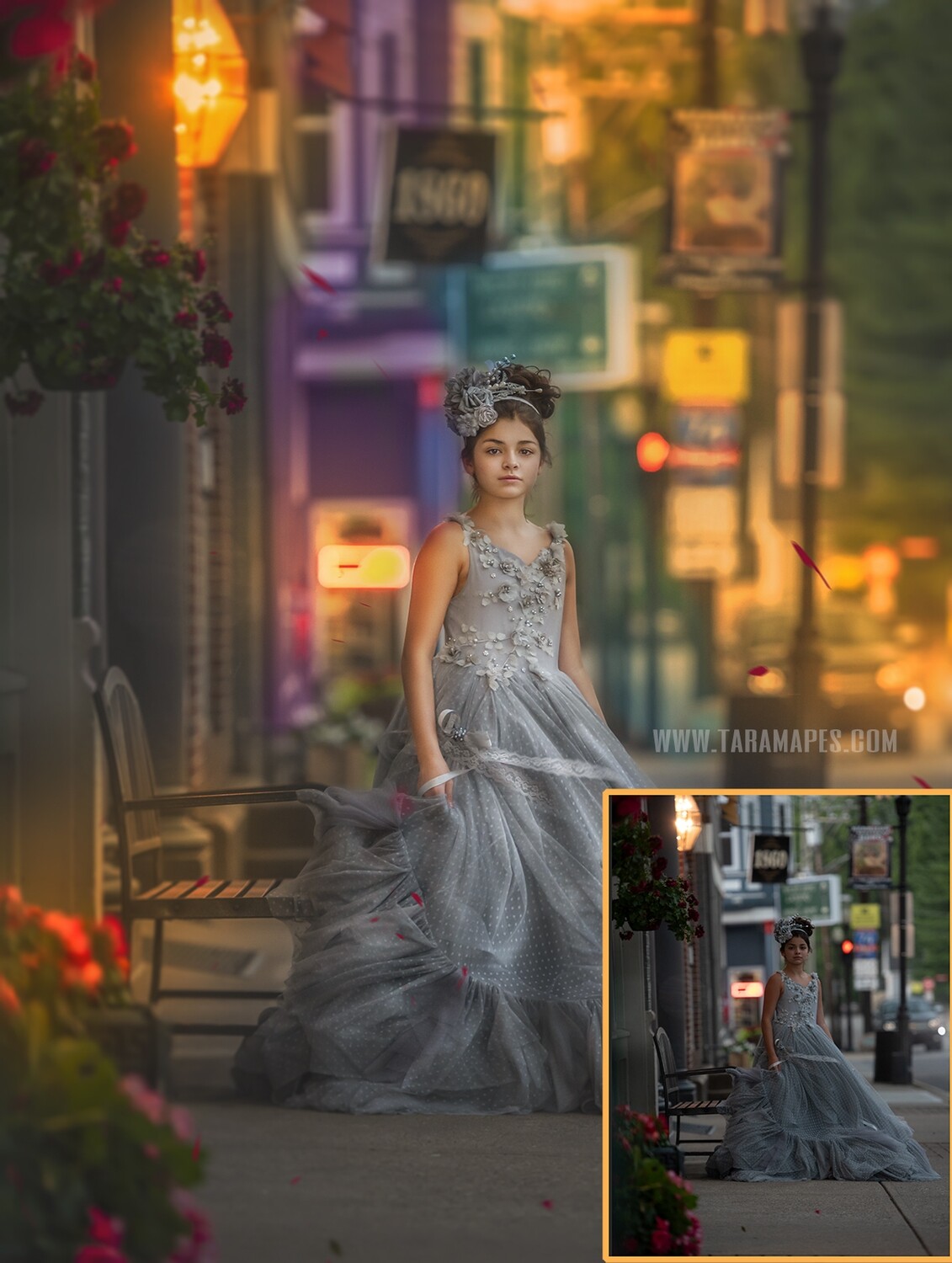 Calm Before the Storm Painterly Photoshop Tutorial with STARTER PACK- Fine Art Tutorial by Tara Mapes