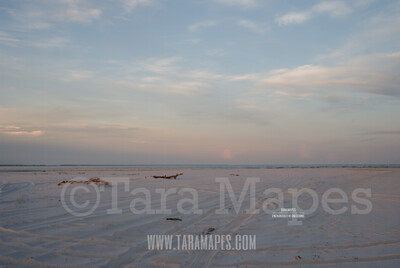Beach Scene - Beach Cape Bay - Ocean Pastel Beach Scene - Digital Background Backdrop
