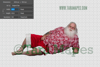 Beach Santa Overlay PNG - Santa Overlay - Santa Clip Art - Santa Cut Out  - Christmas Overlay - Santa PNG - Christmas Overlay