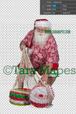 Beach Santa Overlay PNG - Santa Overlay - Santa Clip Art - Santa Cut Out  - Christmas Overlay - Santa PNG - Christmas Overlay