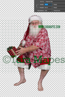 Beach Santa Overlay PNG - Santa Overlay - Santa Clip Art - Santa Cut Out  - Christmas Overlay - Santa PNG - Christmas Overlay