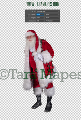 Santa Overlay PNG - Santa Overlay - Santa Clip Art - Santa Cut Out  - Christmas Overlay - Santa PNG - Christmas Overlay