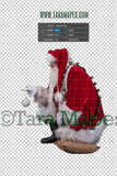 Santa Overlay PNG - Santa Overlay - Santa Clip Art - Santa Cut Out  - Christmas Overlay - Santa PNG - Christmas Overlay