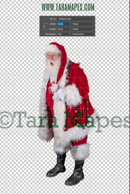 Santa Overlay PNG - Santa Overlay - Santa Clip Art - Santa Cut Out  - Christmas Overlay - Santa PNG - Christmas Overlay