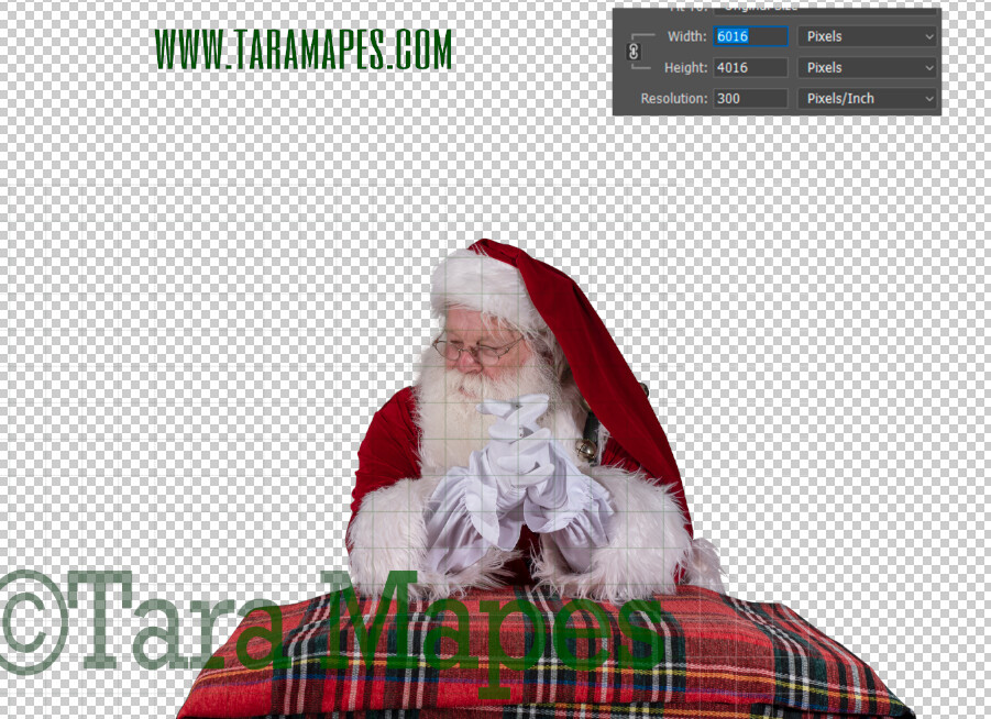 Santa Overlay PNG - Santa Overlay Praying - Santa Clip Art - Santa Cut Out  - Christmas Overlay - Santa PNG - Christmas Overlay