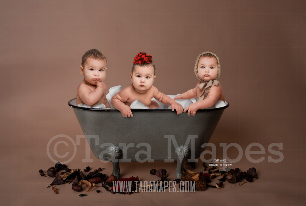Hot Chocolate Tub with Marshmallows - Mug Tub of Hot Chocolate - Hot Cocoa Mug for Baby Scene