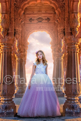 Palace Pillars - Magical Castle - Princess Castle - Digital Background Backdrop JPG FILE