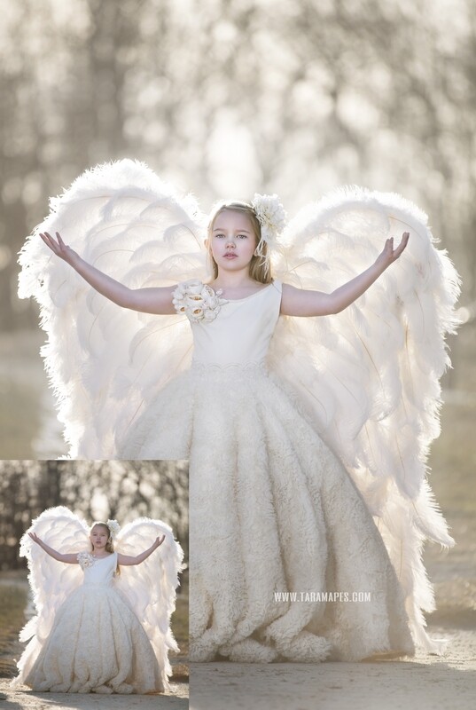 Little Angel - Photoshop Workflow Action Set Included- Fine Art Tutorial by Tara Mapes