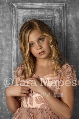 Gray Vintage Wall JPG Digital Background by Tara Mapes