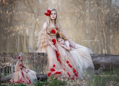 Spring&#39;s Daughters - Fine Art Facial Action Workflow Set Included- Fine Art Tutorial by Tara Mapes