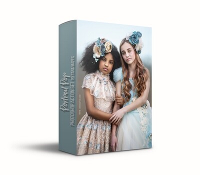 Portrait Pop Action Set by Tara Mapes - Photoshop Action to Make your Subjects Pop - Brighten, Sharpen and Pop