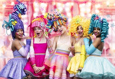 25 &quot;Carnival and Confetti&quot; Colorful Bokeh and Pastel Color Overlays - Light Overlays - Carnival Festival Bokeh Light Overlays