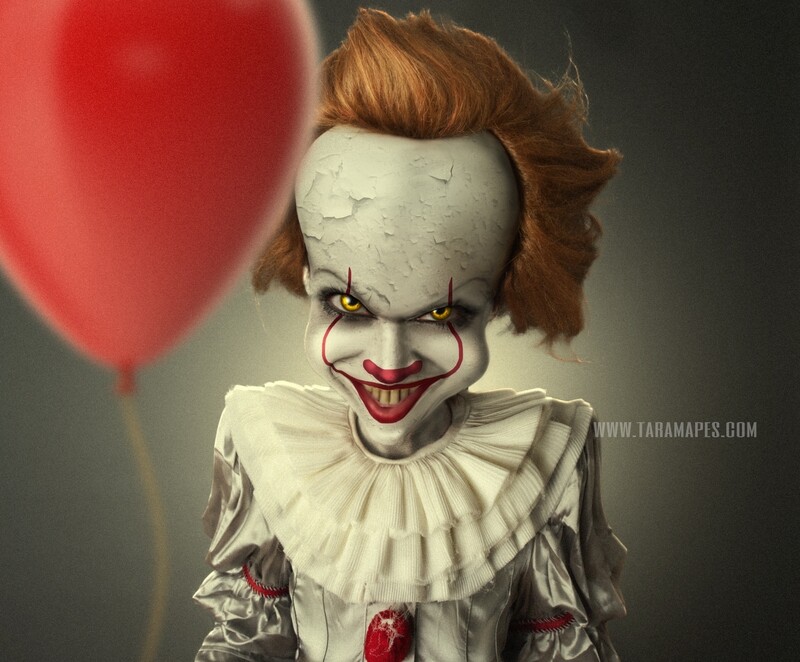 Evil Clown Caricature Tutorial by Tara Mapes - Photomanipulation and Surreal Editing Tutorial