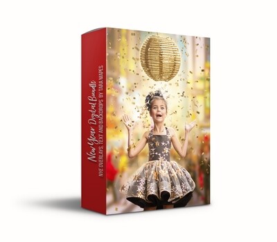 New Year&#39;s Eve Overlay Pack by Tara Mapes - New Year - New Years Eve - NYE Digital Backgrounds and Overlays