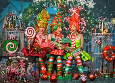 Christmas Town Photoshop Tutorial-  Action Workflow Set Included -- Painterly Tutorial by Tara Mapes