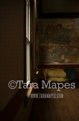 Window in Vintage Studio  Digital Background by Tara Mapes