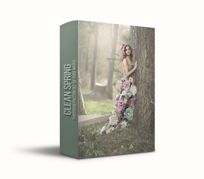Clean Spring Photoshop Action Set by Tara Mapes - Photoshop Action to Create Clean Spring and Summer Edits in Photoshop