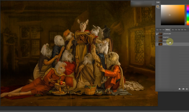 Cat Renaissance Painterly Photoshop Tutorial by Tara Mapes - Create an Old Master Painting Style Renaissance Image in Photoshop