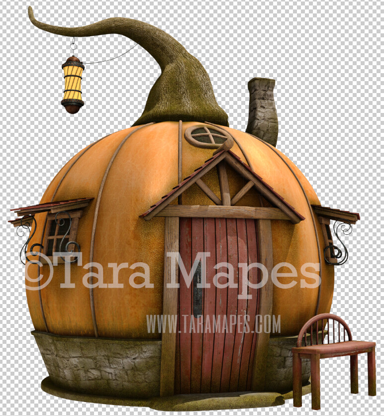 Pumpkin House Overlay PNG - Pumpkin House Art -  Pumpkin House  PNG -  Overlay