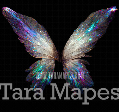 Fairy Wing Overlay - Fairy Wing Overlay - Digital Wings - Glitter Sparkles Fairy Wing - Digital Fairy Wings