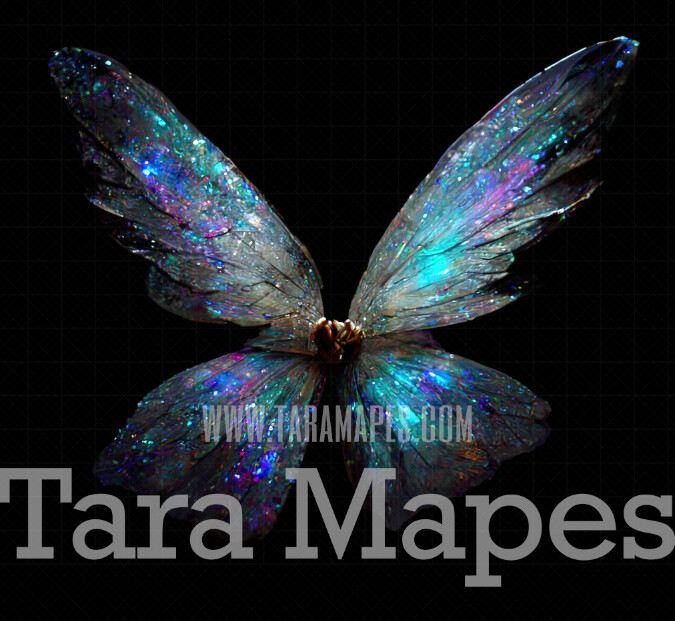 Fairy Wing Overlay - Fairy Wing Overlay - Digital Wings - Glitter Sparkles Fairy Wing - Digital Fairy Wings