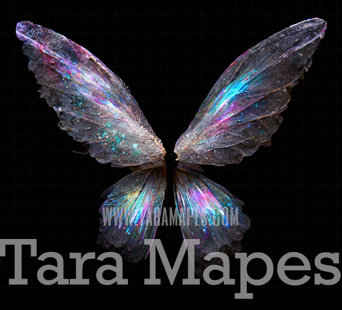 Fairy Wing Overlay - Fairy Wing Overlay - Digital Wings - Glitter Sparkles Fairy Wing - AI Digital Fairy Wings