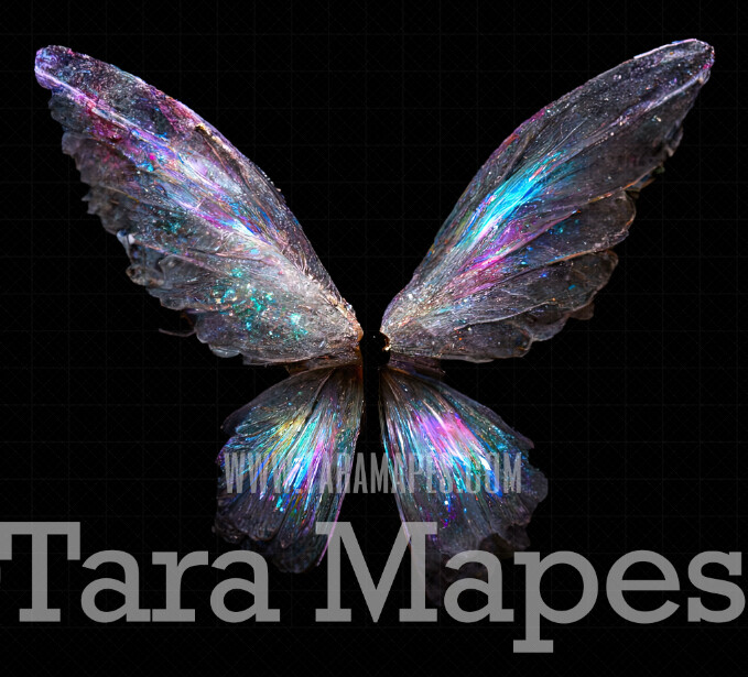 Fairy Wing Overlay - Fairy Wing Overlay - Digital Wings - Glitter Sparkles Fairy Wing - Digital Fairy Wings