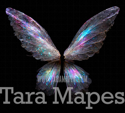 Fairy Wing Overlay - Fairy Wing Overlay - Digital Wings - Glitter Sparkles Fairy Wing - Digital Fairy Wings