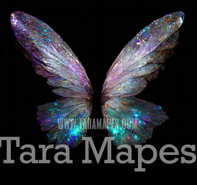 Fairy Wing Overlay - Fairy Wing Overlay - Digital Wings - Glitter Sparkles Fairy Wing - Digital Fairy Wings