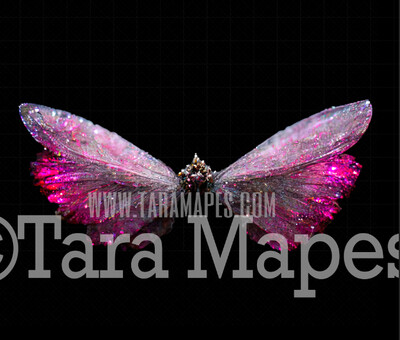 Fairy Wing Overlay - Fairy Wing Overlay - Digital Wings - Glitter Sparkles Fairy Wing - Digital Fairy Wings