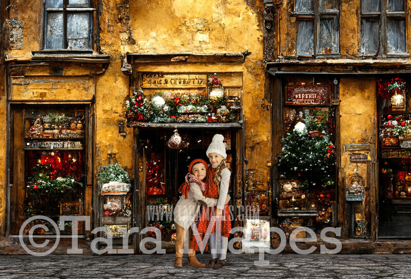 Christmas Toy Shop Digital Backdrop - Christmas Street Storefront - Vintage Christmas Street of Toy Shops - Christmas Town Shops Digital Background - FREE SNOW OVERLAY included Christmas Toy Shop Digital Backdrop - Christmas Street Storefront - Vintage Christmas Street of Toy Shops - Christmas Town Shops Digital Background - FREE SNOW OVERLAY included