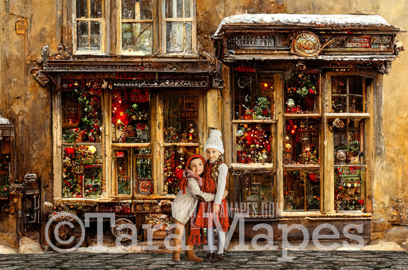 Christmas Toy Shop Digital Backdrop - Christmas Street Storefront - Vintage Christmas Street of Toy Shops - Christmas Town Shops Digital Background - FREE SNOW OVERLAY included Christmas Toy Shop Digital Backdrop - Christmas Street Storefront - Vintage Christmas Street of Toy Shops - Christmas Town Shops Digital Background - FREE SNOW OVERLAY included