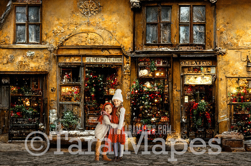 Christmas Toy Shop Digital Backdrop - Christmas Street Storefront - Vintage Christmas Street of Toy Shops - Christmas Town Shops Digital Background - FREE SNOW OVERLAY included Christmas Toy Shop Digital Backdrop - Christmas Street Storefront - Vintage Christmas Street of Toy Shops - Christmas Town Shops Digital Background - FREE SNOW OVERLAY included