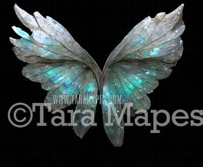 Fairy Wing Overlay - Fairy Wing Overlay - Digital Wings - Glitter Sparkles Fairy Wing - Digital Fairy Wings