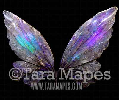 Fairy Wing Overlay - Fairy Wing Overlay - Digital Wings - Glitter Sparkles Fairy Wing - Digital Fairy Wings