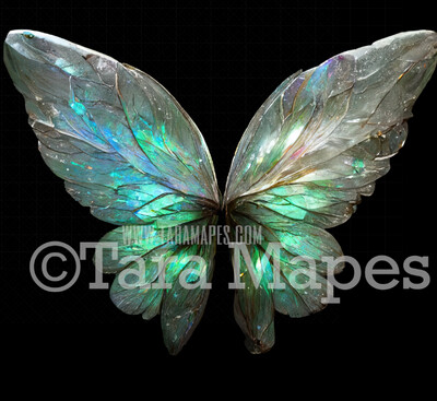 Fairy Wing Overlay - Fairy Wing Overlay - Digital Wings - Glitter Sparkles Fairy Wing - Digital Fairy Wings