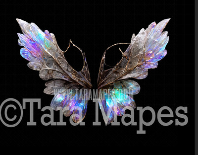 Fairy Wing Overlay - Fairy Wing Overlay - Digital Wings - Glitter Sparkles Fairy Wing - Digital Fairy Wings