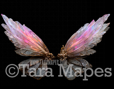 Fairy Wing Overlay - Fairy Wing Overlay - Digital Wings - Glitter Sparkles Fairy Wing - Digital Fairy Wings