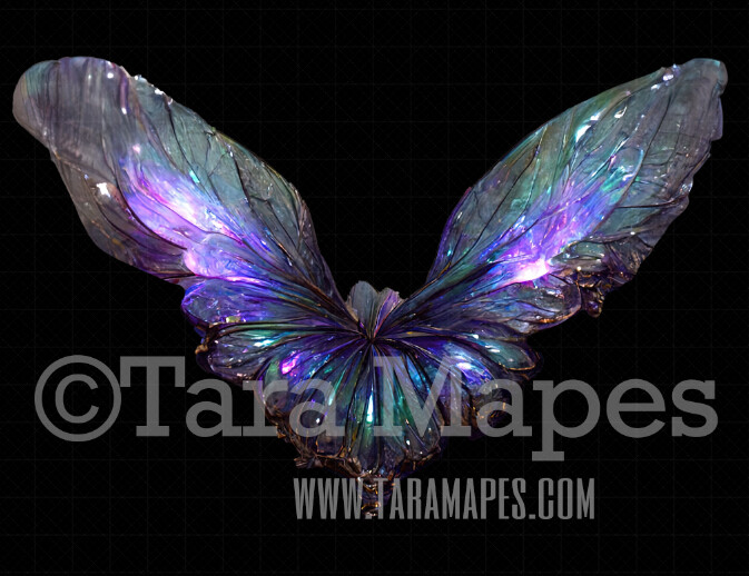 Fairy Wing Overlay - Fairy Wing Overlay - Digital Wings - Glitter Sparkles Fairy Wing - Digital Fairy Wings